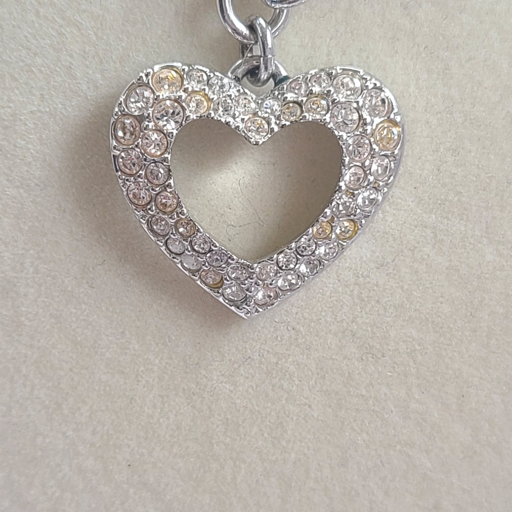 Swarovski Heart Necklace-Great Condition - Picture 2 of 5